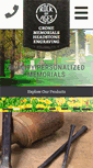 Mobile Screenshot of cronememorials.com